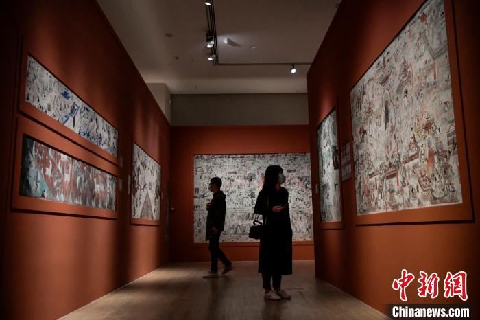 敦煌石窟藝術(shù)展在海南開展 海陸兩條絲綢之路跨時(shí)空交流