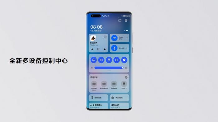 鴻蒙手機界面。供圖