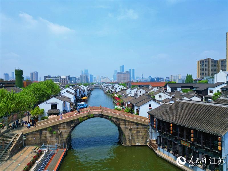清名橋歷史文化街區(qū)一景。人民網(wǎng)記者 王繼亮攝